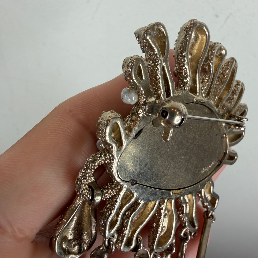 Schiaparelli Bursting Eye Brooch