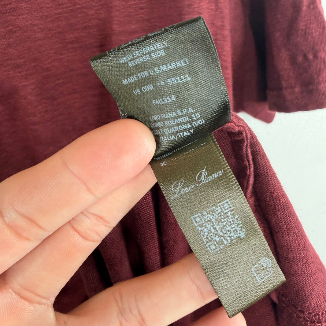 Loro Piana Red Polo Shirt