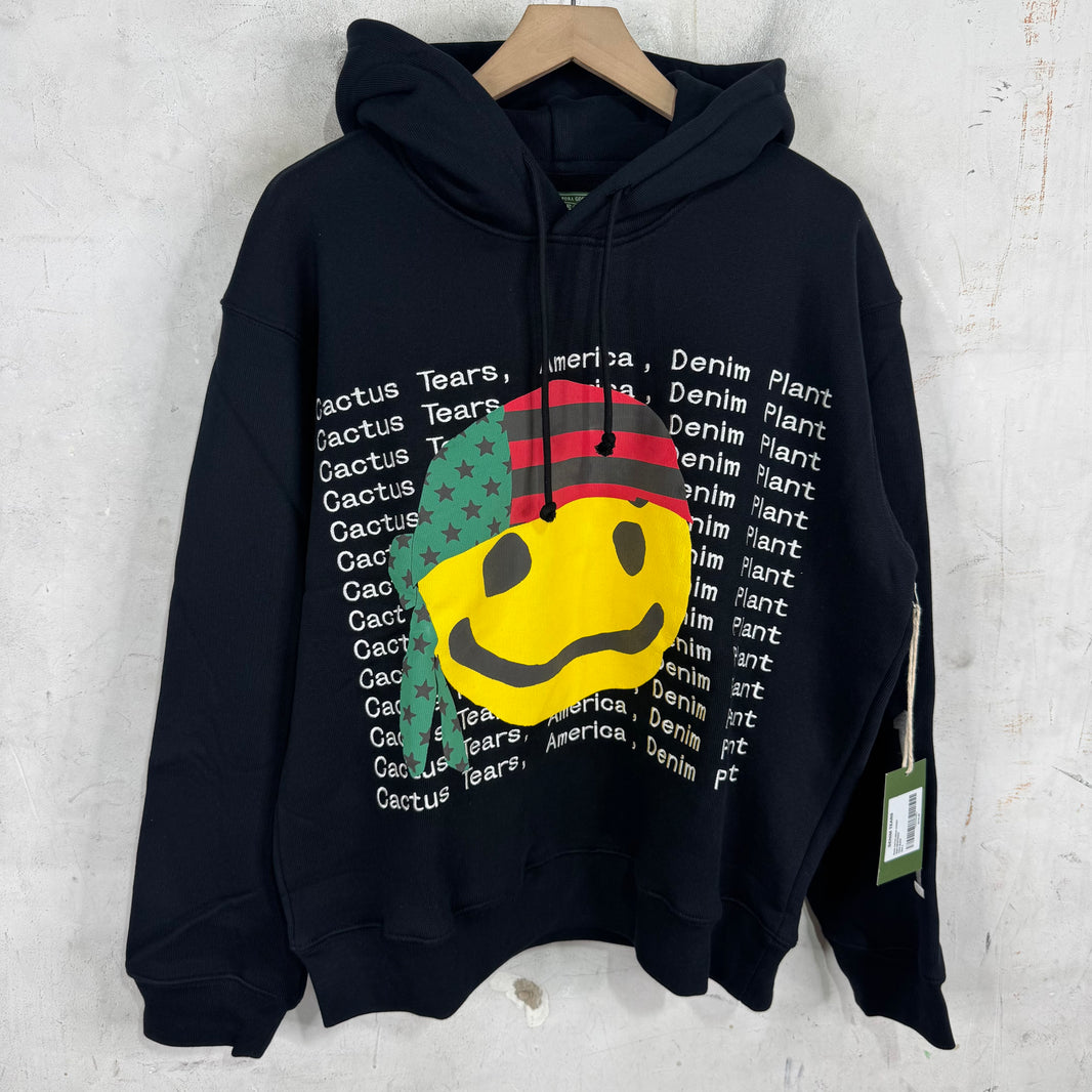 CPFM x Denim Tears Black Smiley Hoodie