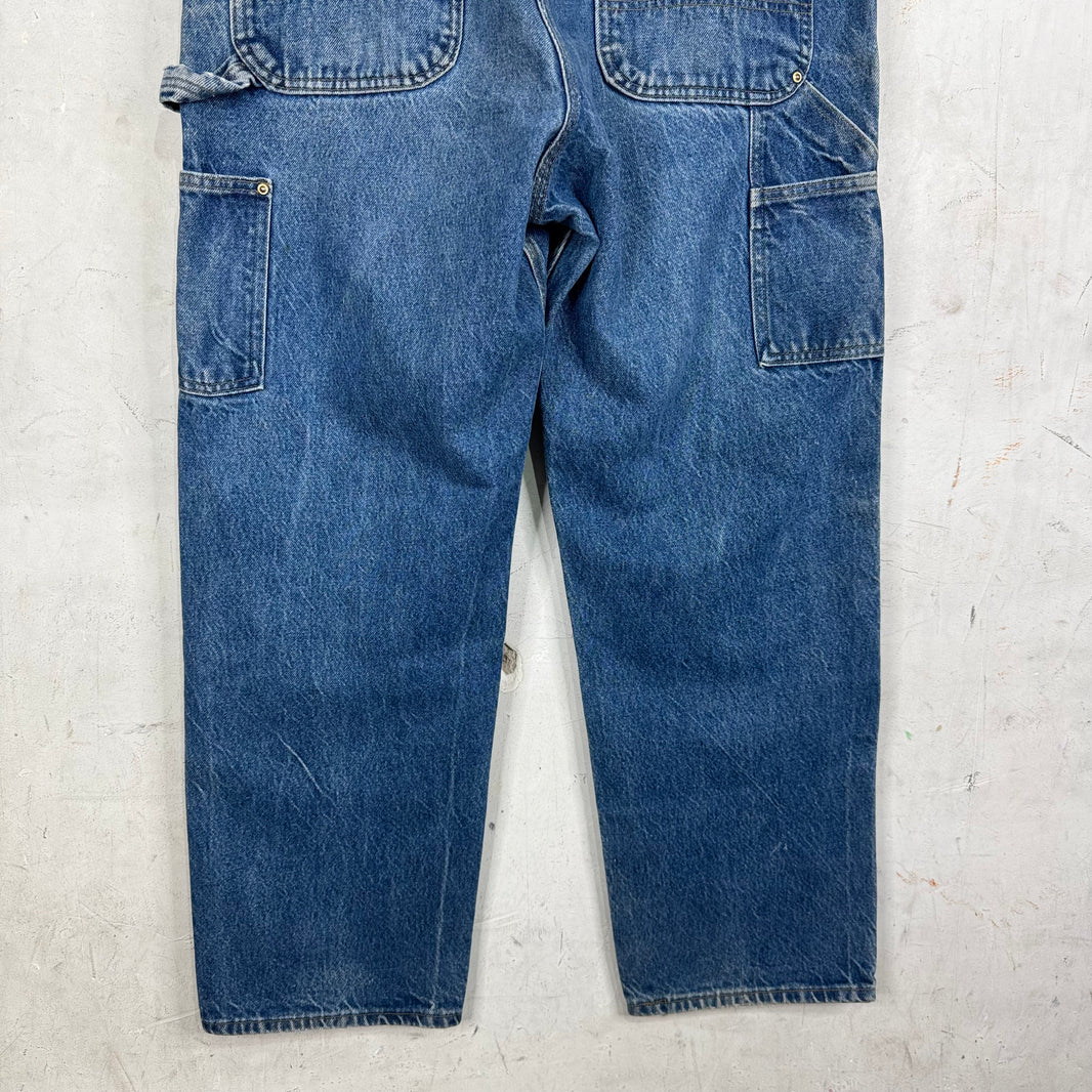 Vintage Carhartt Faded Denim Double Knees