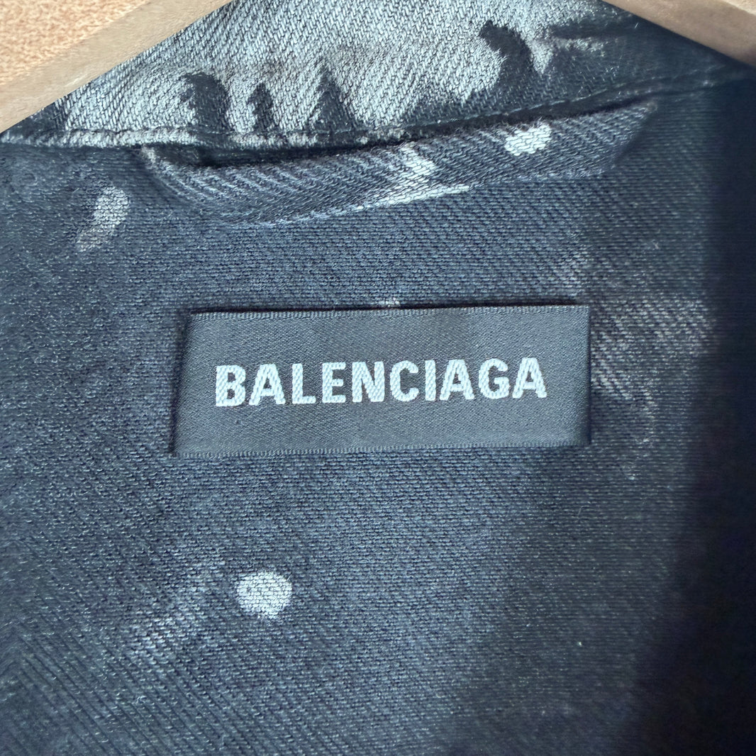 Balenciaga Bleach Splatter Jacket