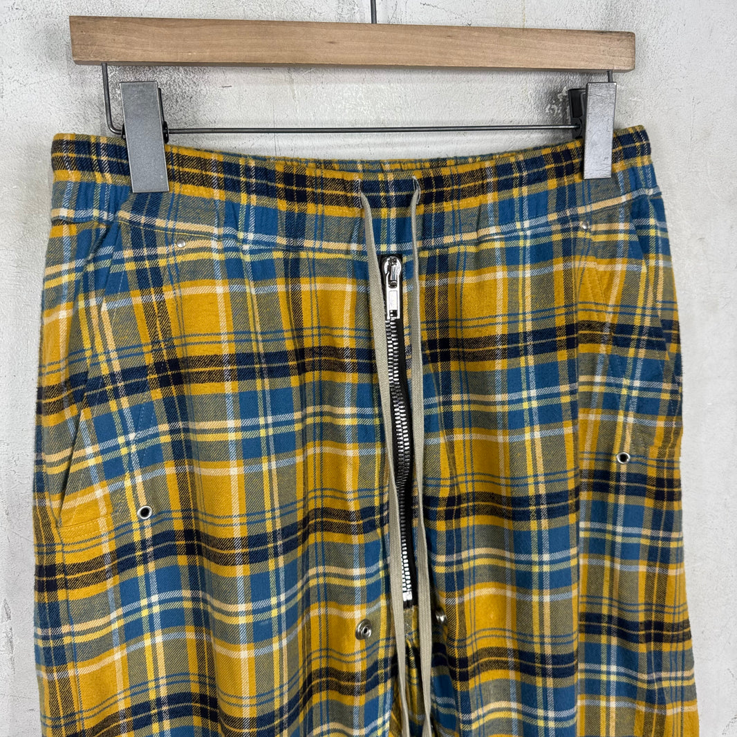 Rick Owens Phlegelethon Flannel Pants