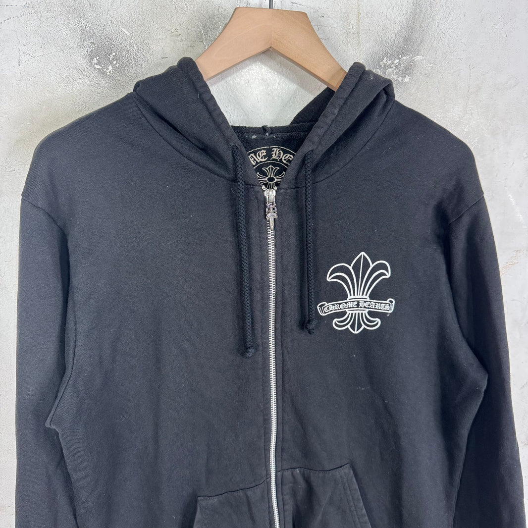 Chrome Hearts Fleur Zip Hoodie