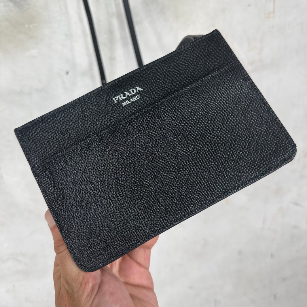 Prada Employee Leather Side Bag