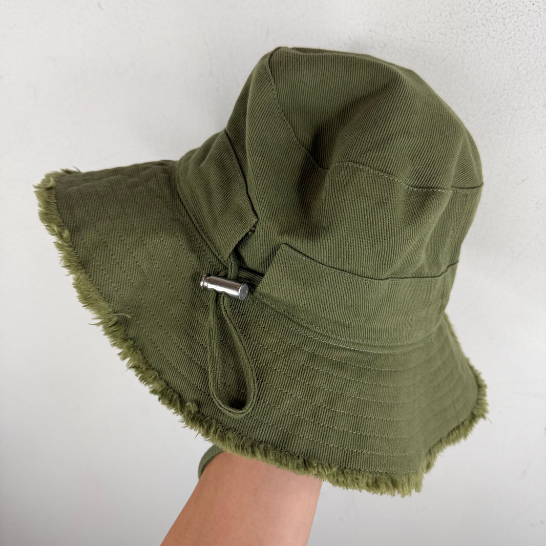 Jacquemus Green Artichaut Bucket Hat