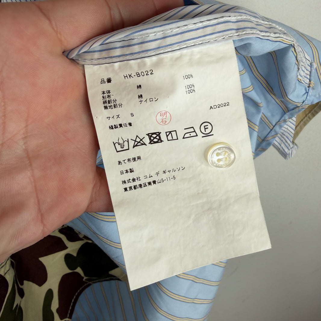 CDG Homme Camo Patchwork S/S Shirt