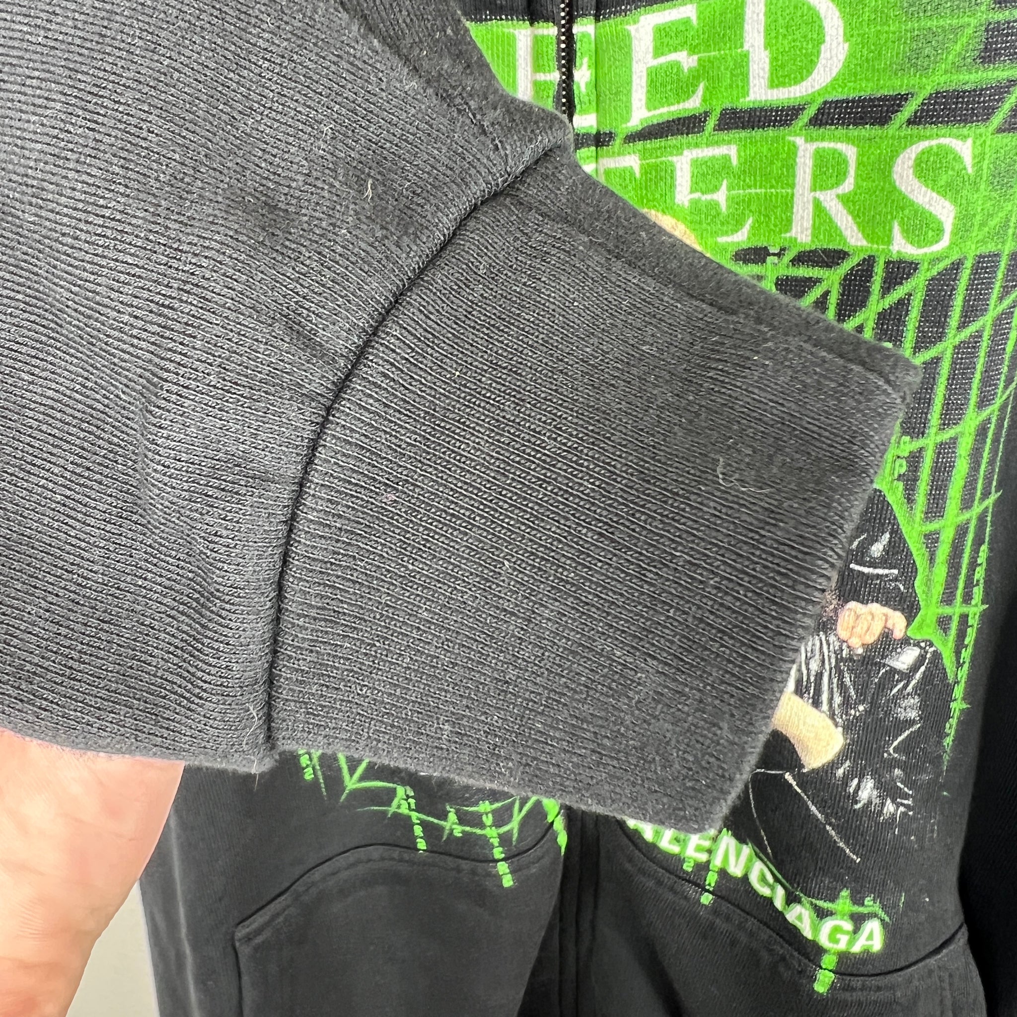 Balenciaga Speedhunters Oversized Zip Up Hoodie