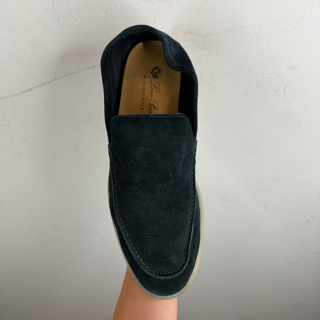 Loro Piana Suede Summer Walk Loafers