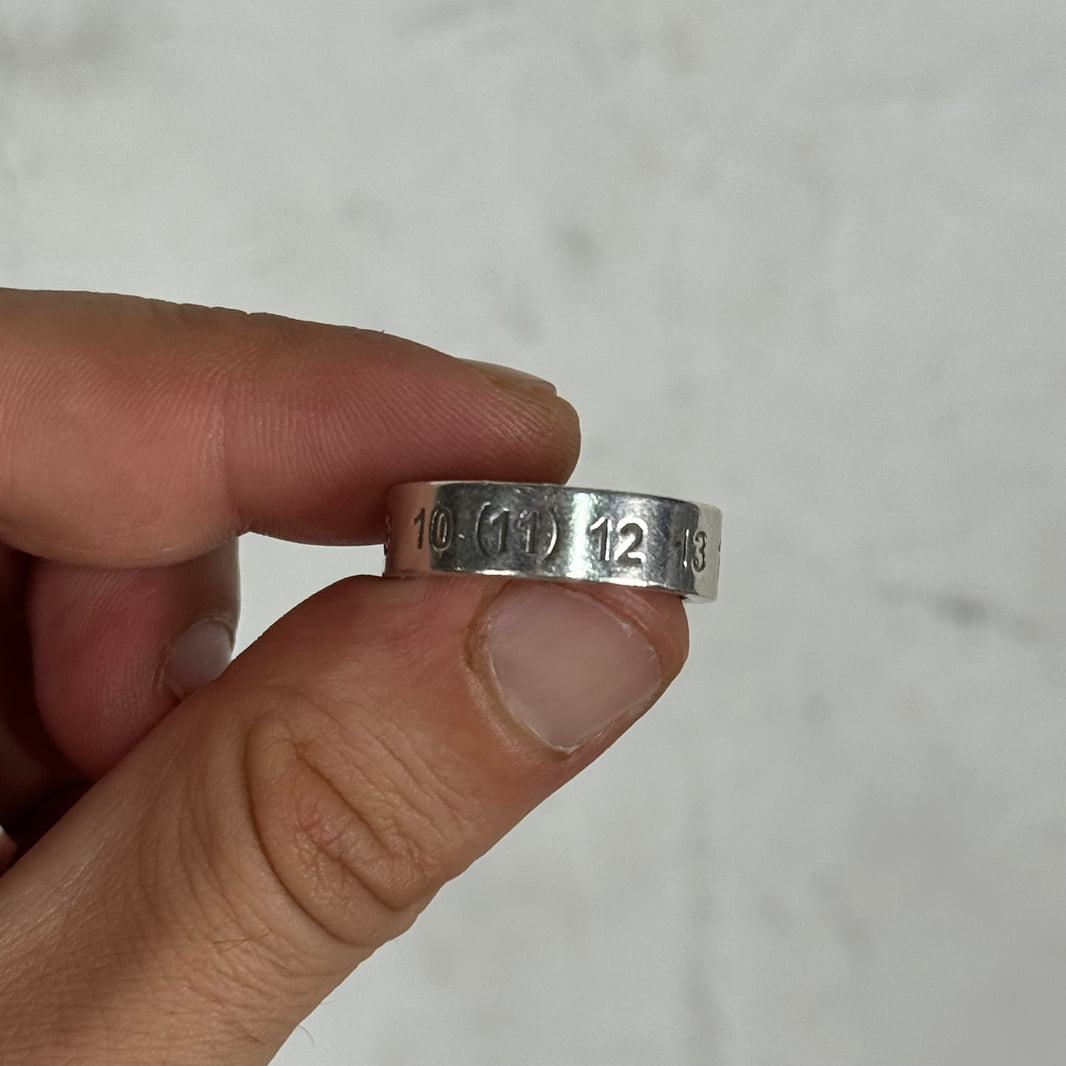 Margiela Numbers Scroll Ring