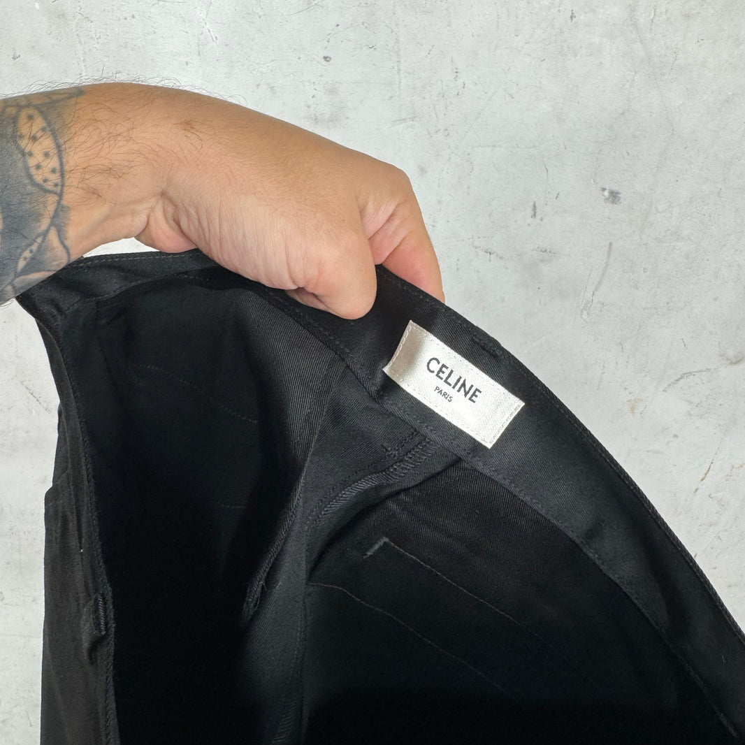 Celine Black Work Pants