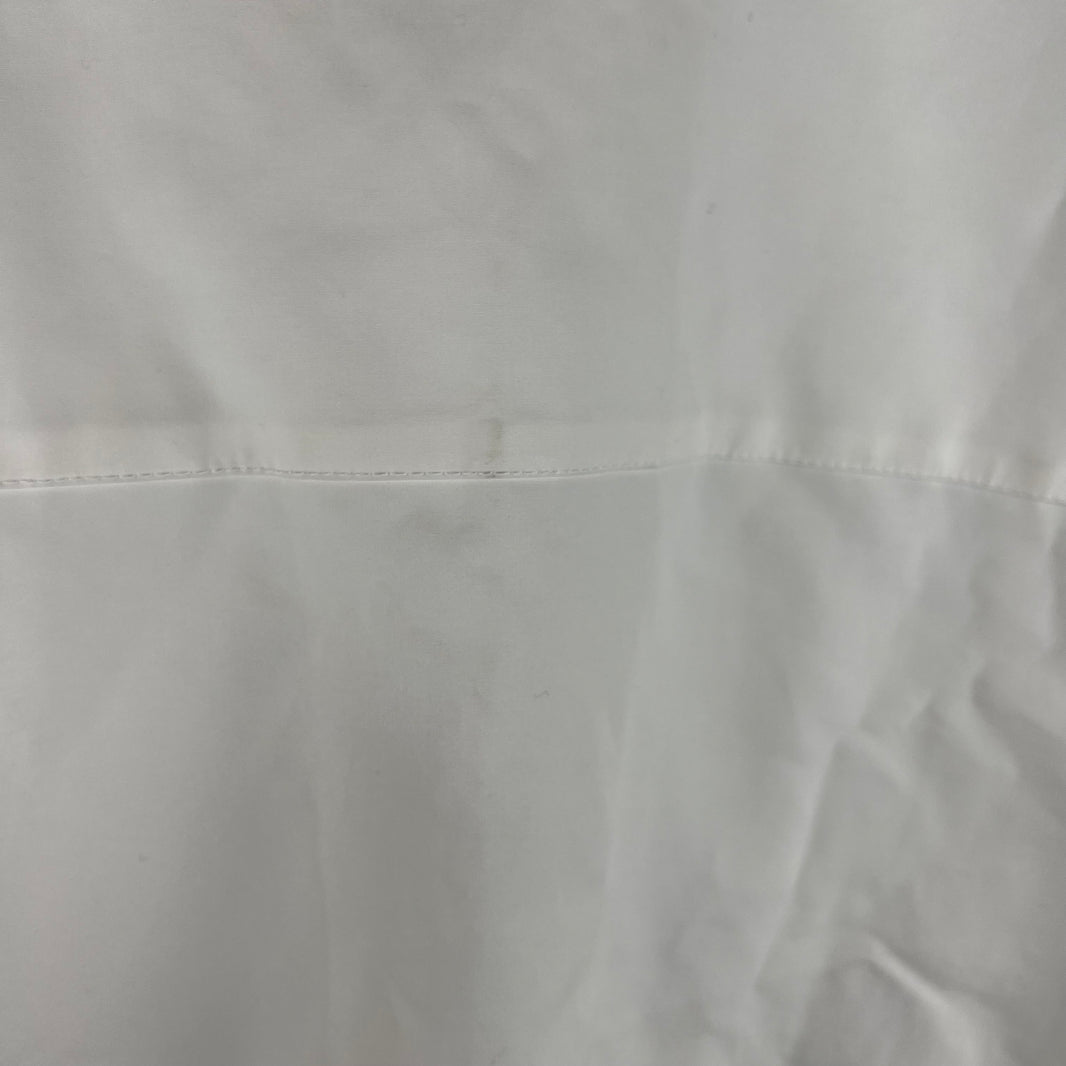 Balenciaga White Cocoon Snap Button LS Shirt