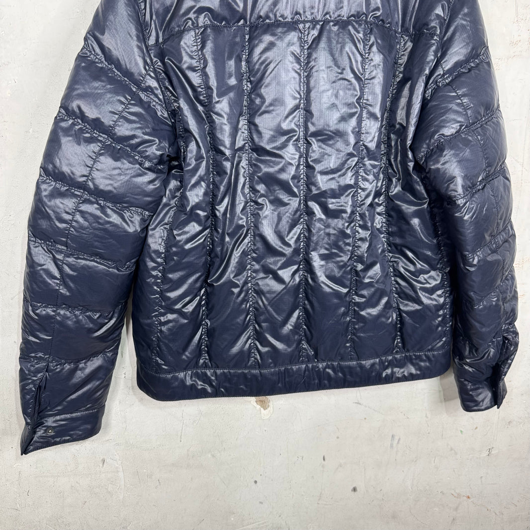 Prada Navy Padded Red Bar Jacket