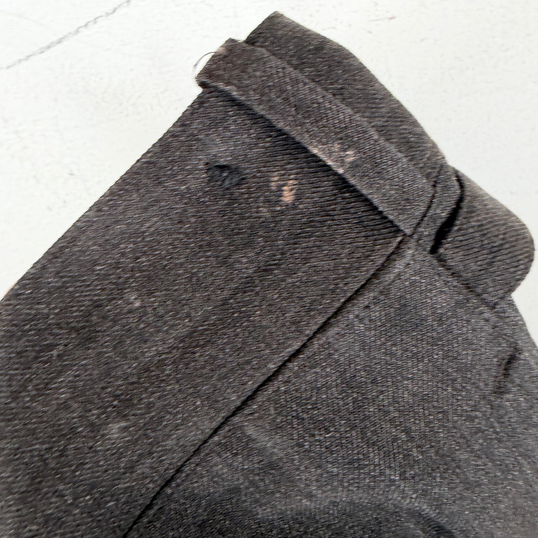 Margiela Brown Baggy Wool Trousers