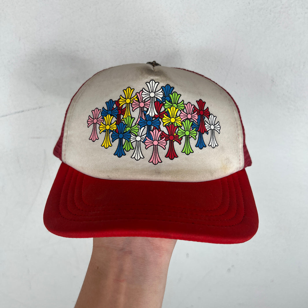 Chrome Hearts Smoked Multicolor Cross Snapback