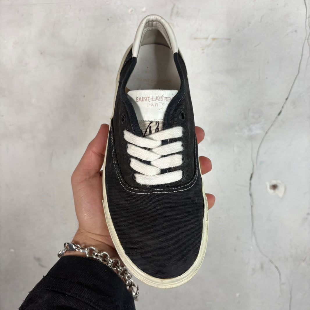 Saint Laurent Black Low Sneakers
