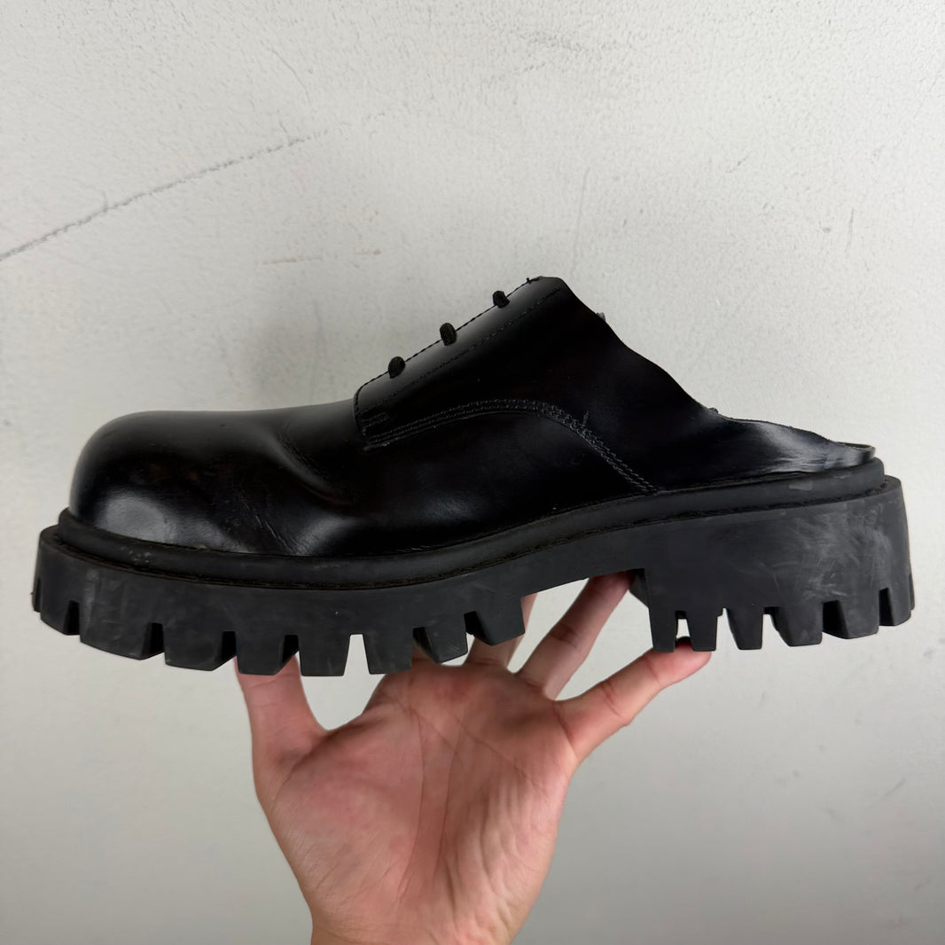 Balenciaga Sergent Derby Mules