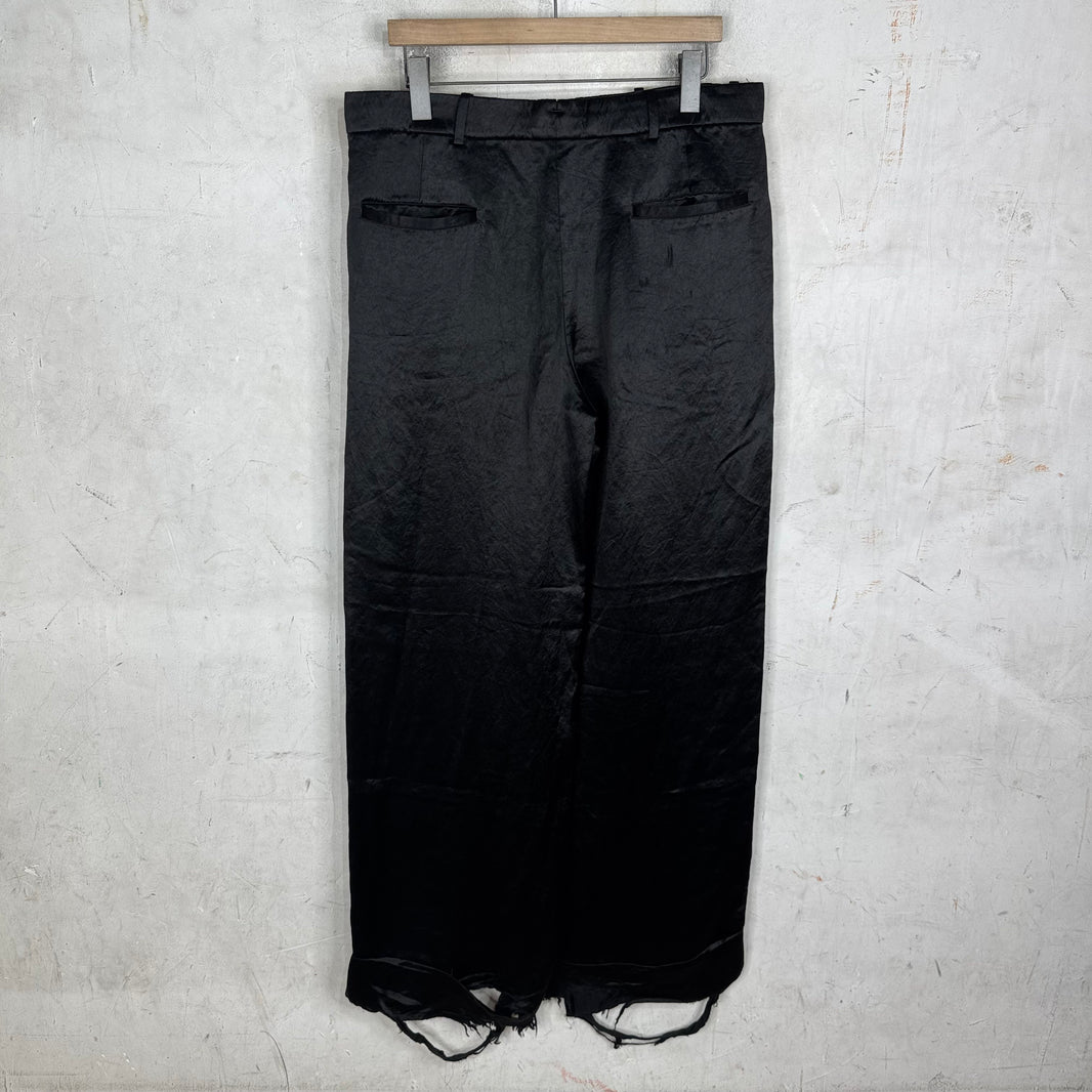 Ann Demeulemeester Acetate Wide Legged Trousers