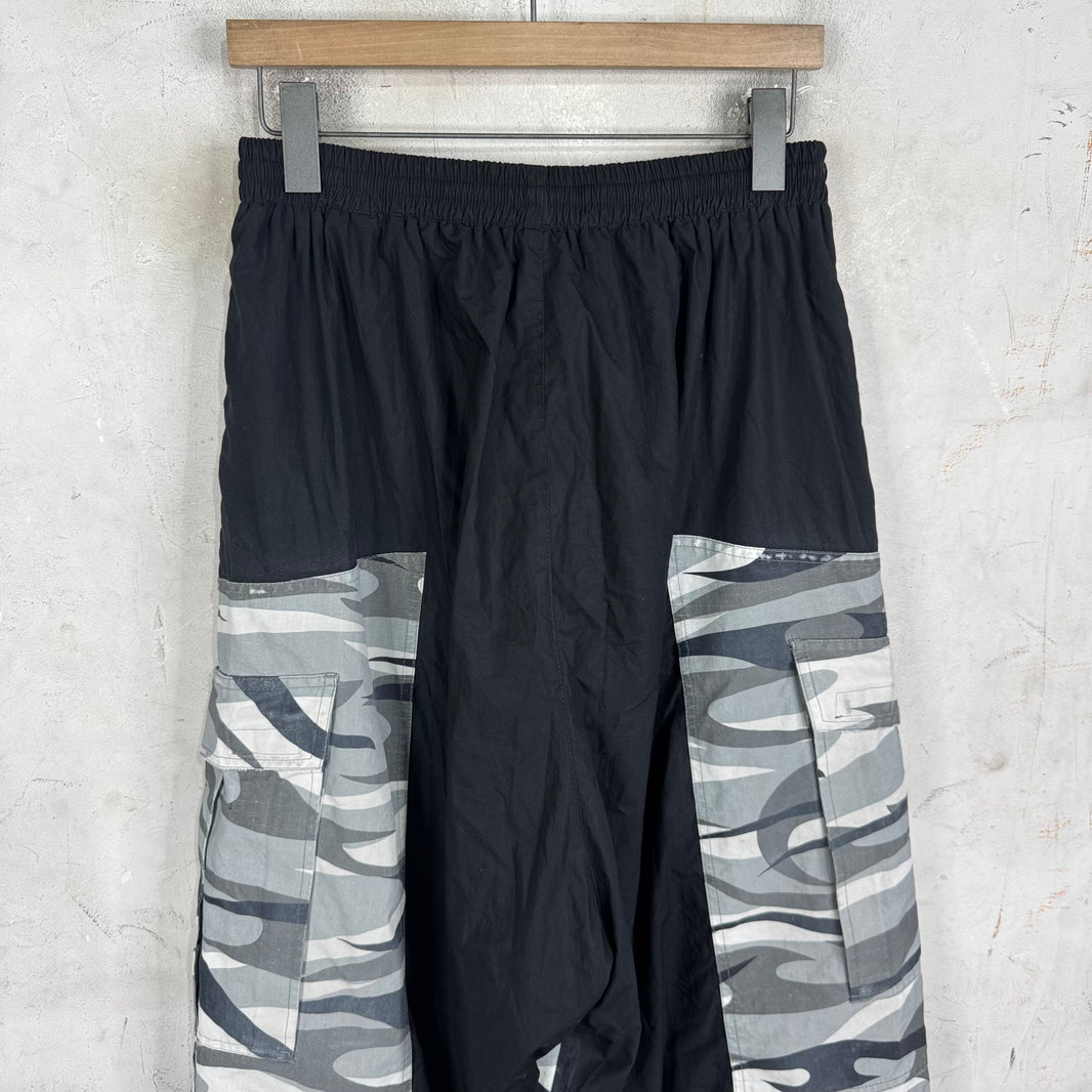 Balenciaga 2025 Panelled Camo Track Pants