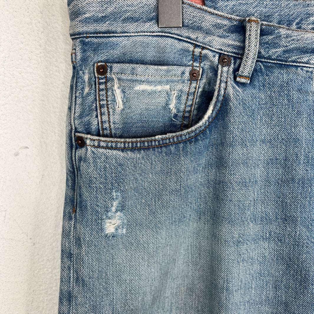 Acne Studios Bla Konst 2003 Blue Trash Denim Jeans