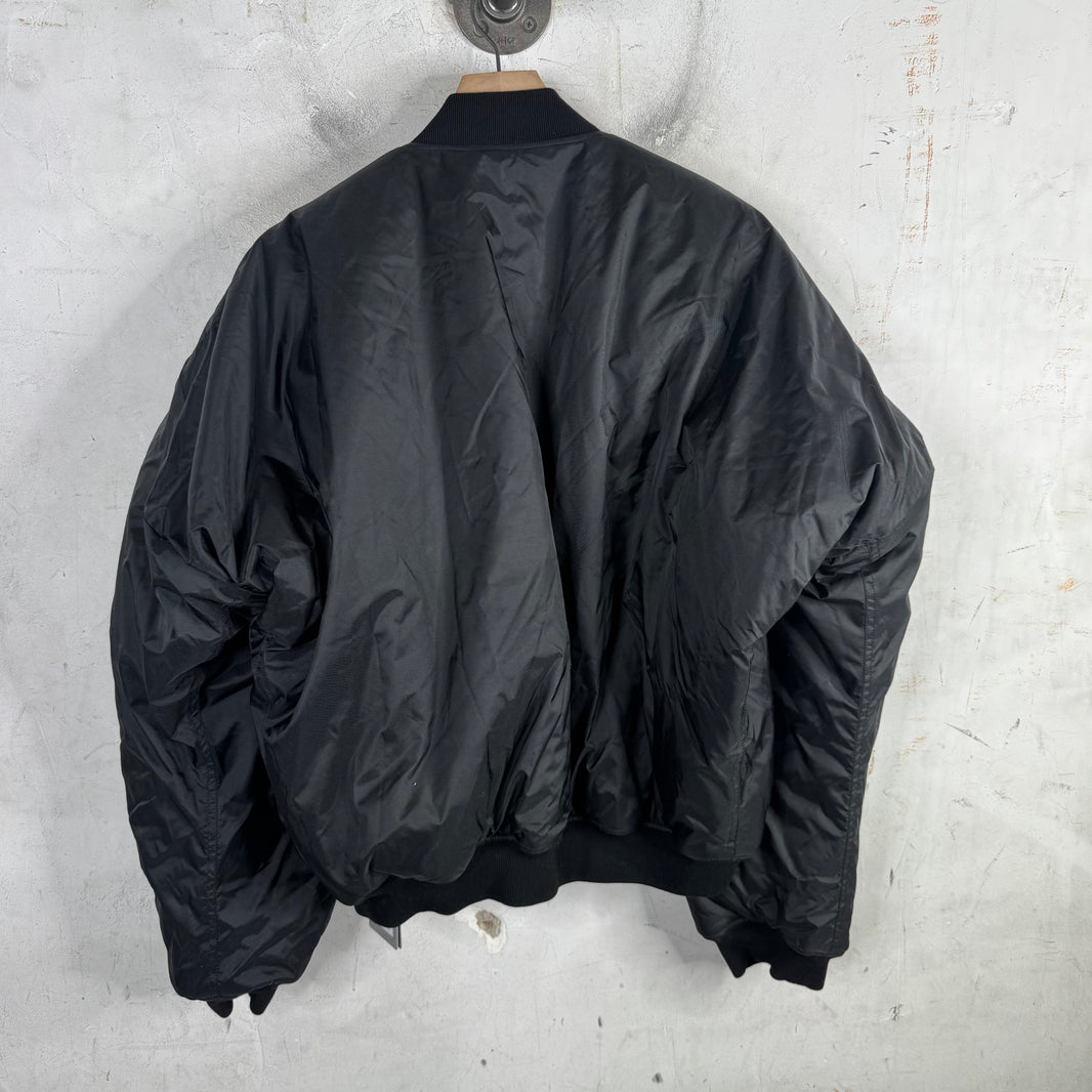 Balenciaga Black Steroid Bomber Jacket