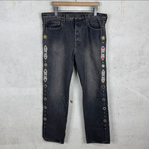 Kapital Studded Grey Jeans