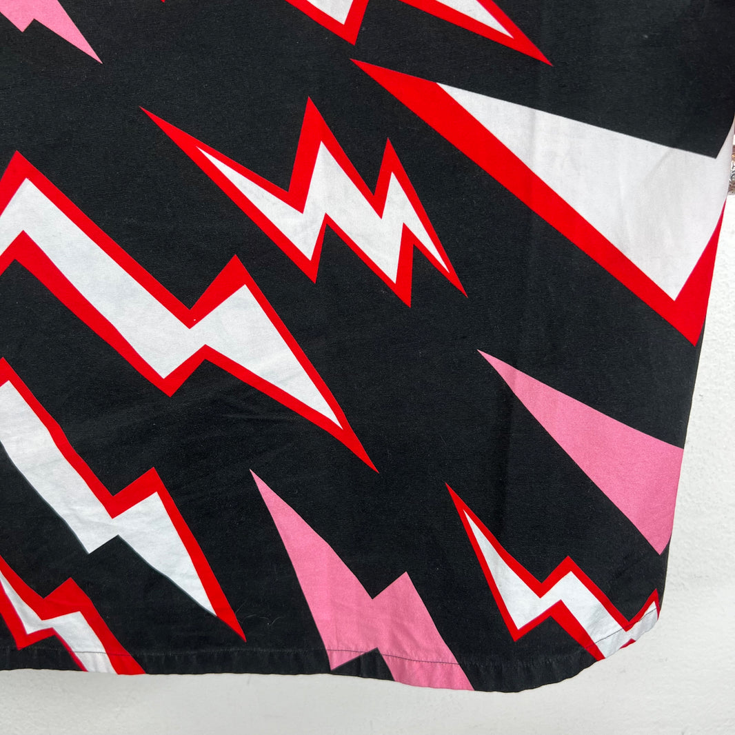 Prada Lightning Hearts Button Up Shirt