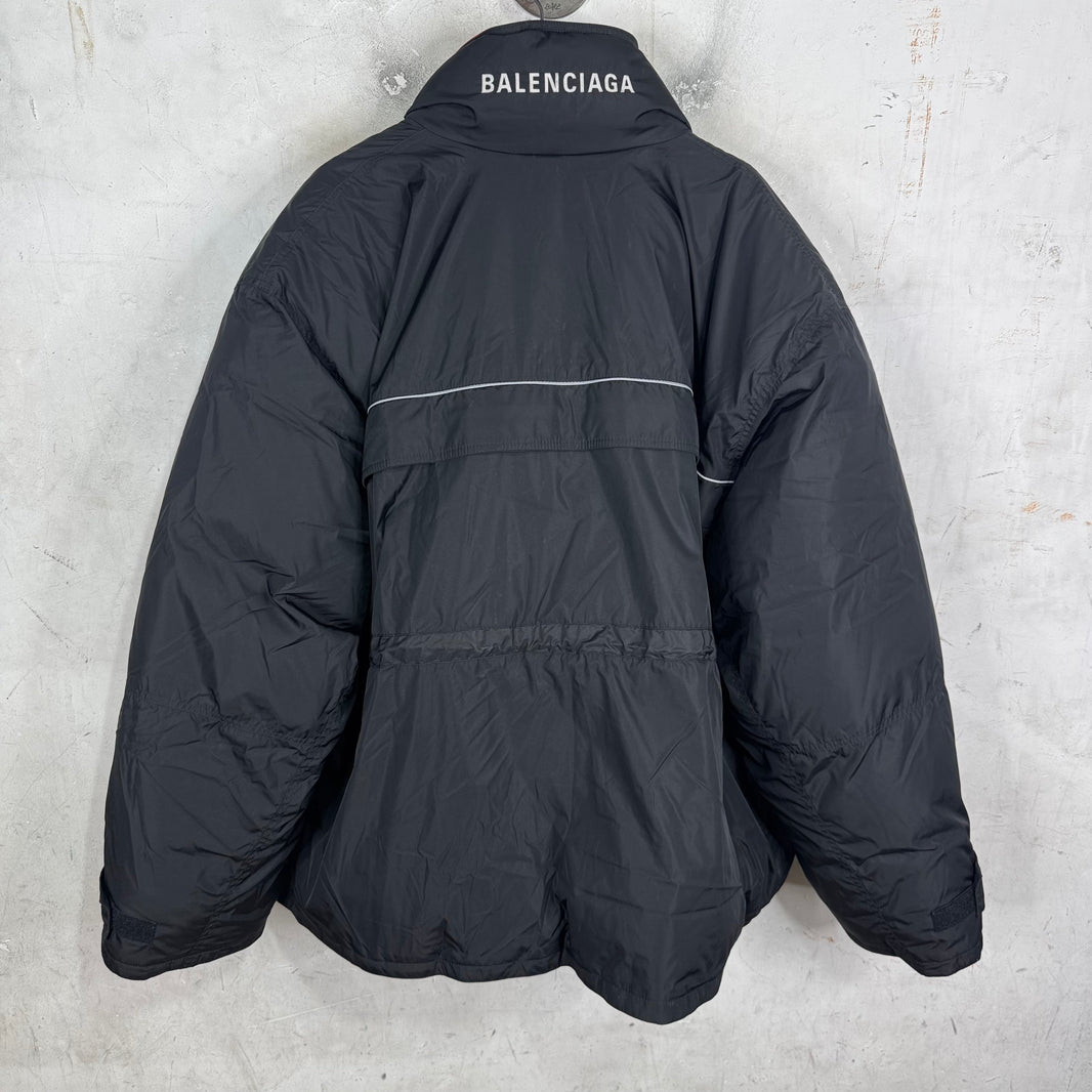 Balenciaga Black/Red Puffer Jacket