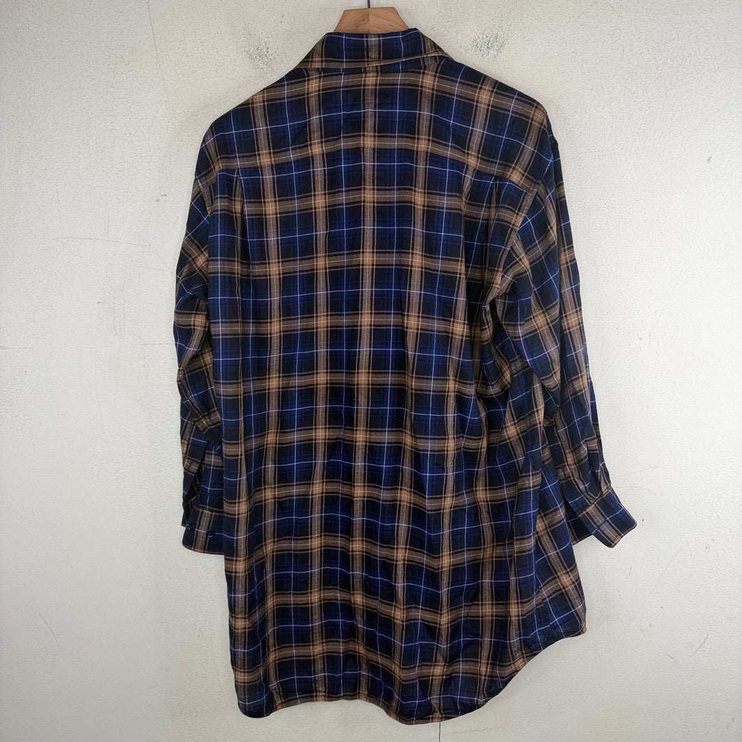 Balenciaga Plaid Medallion Shirt