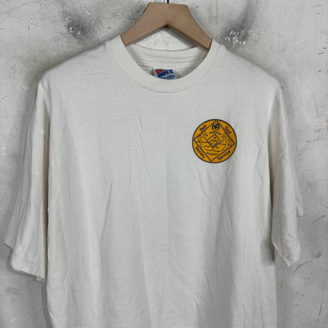 Vintage Narcotics Anonymous Stairs Recovery T-Shirt