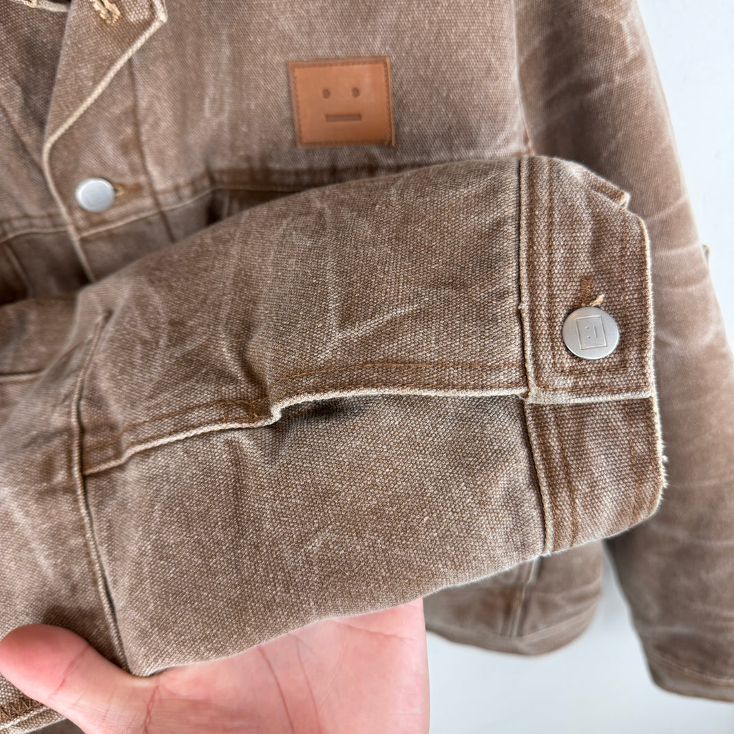 Acne Studios Padded Brown Denim Jacket