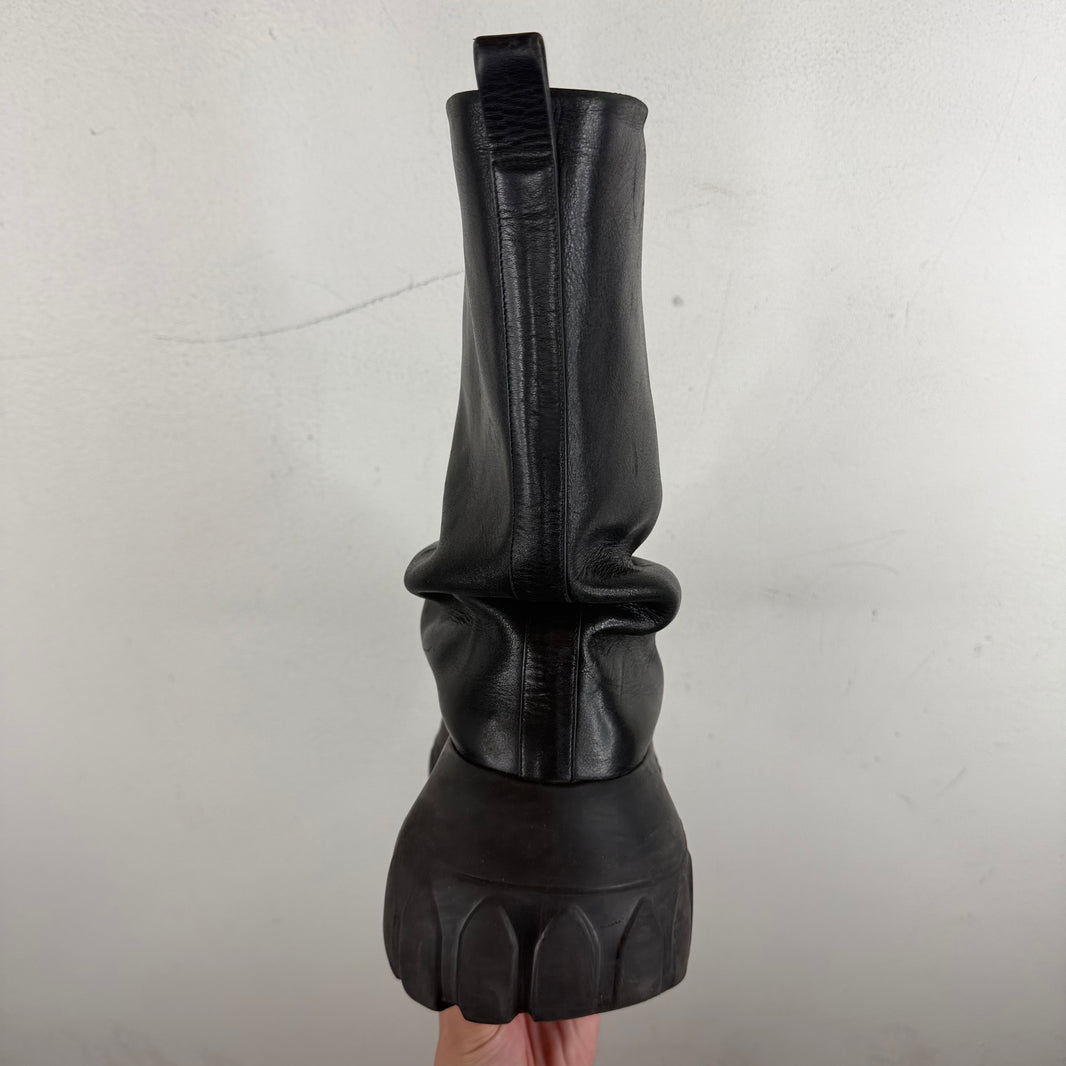 Rick Owens Smoked Mega Tractor Boot
