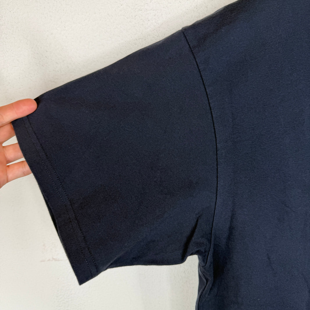 Balenciaga Navy Campaign T-Shirt
