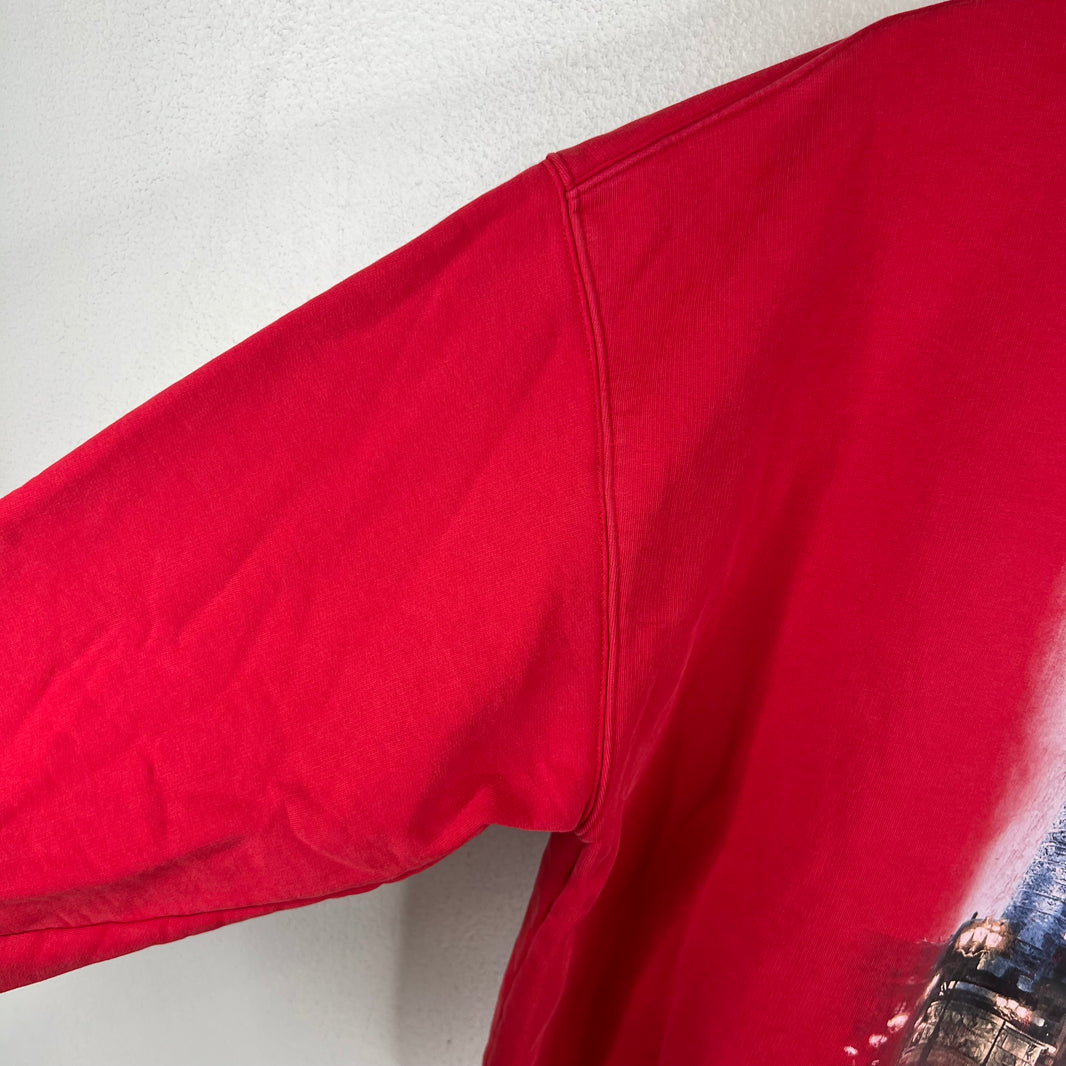 Balenciaga Sample Red Vogue Zip Up Hoodie