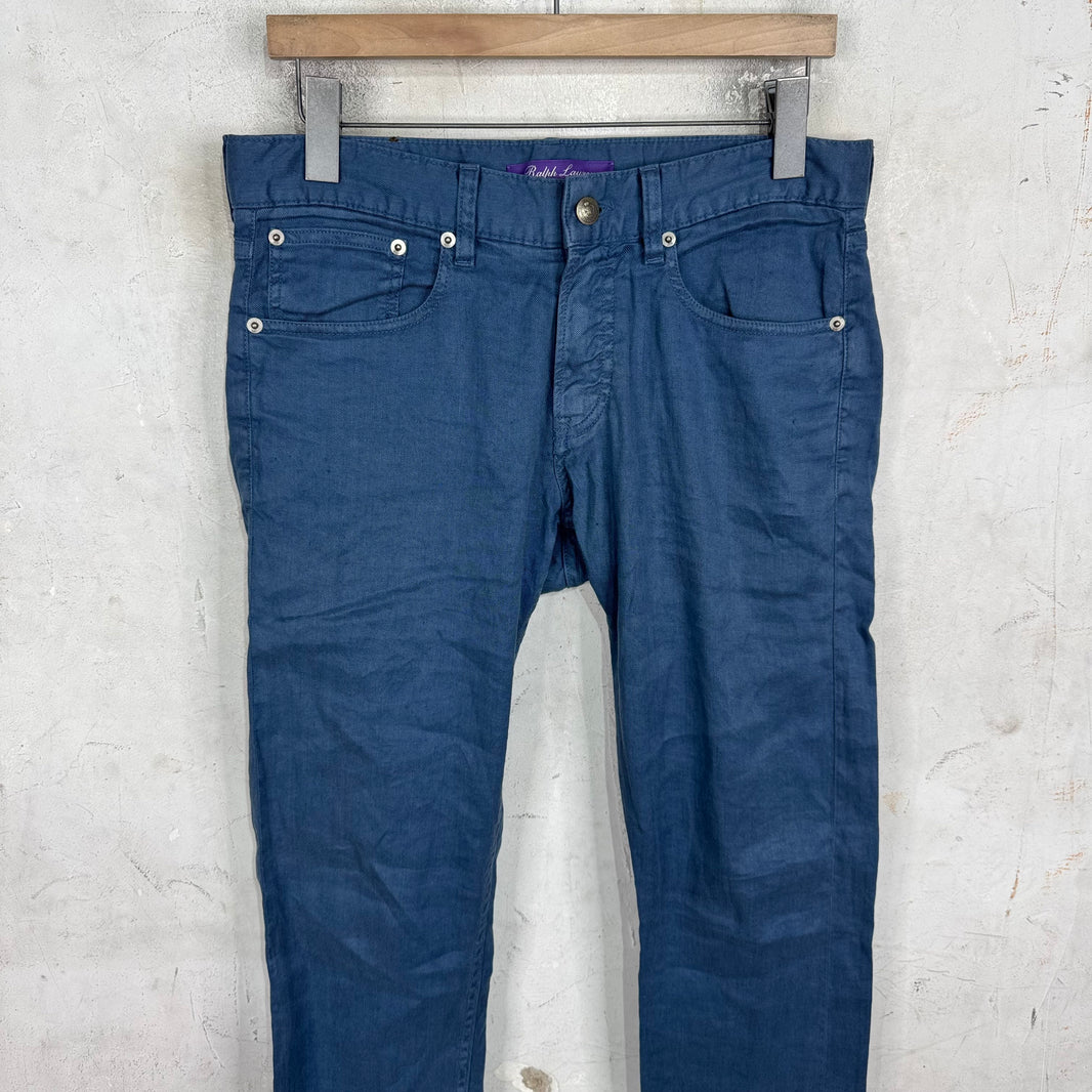 Ralph Lauren Purple Label Navy Trousers