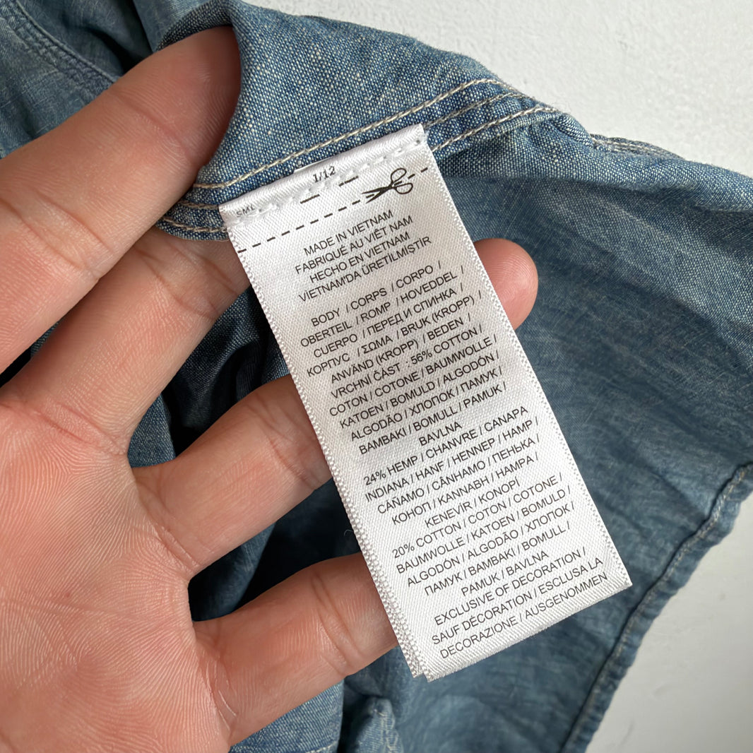 RRL Mechanic Chainstitch Button Up Shirt