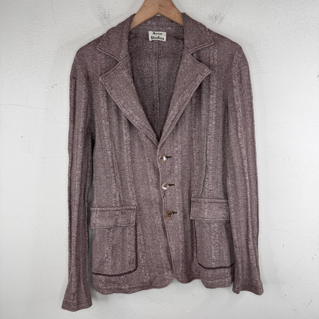 Acne Studios Pink Knit Blazer