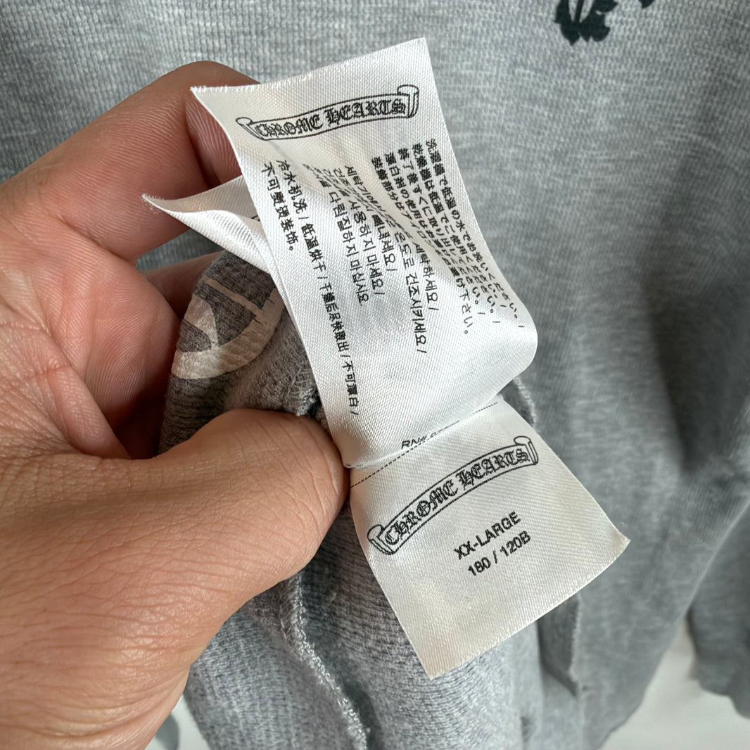 Chrome Hearts Gray Dagger L/S Thermal Shirt