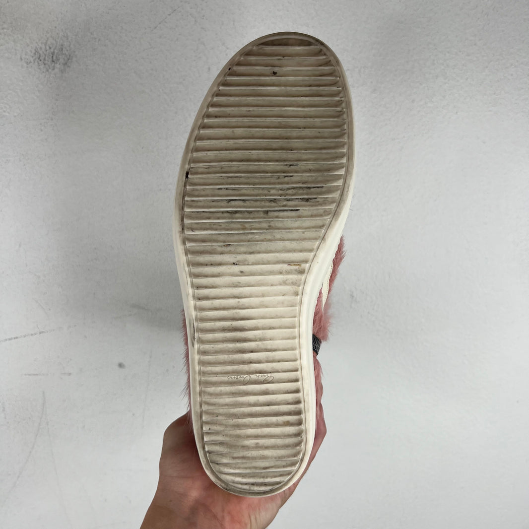 Rick Owens Pink Pony Hair Geobaskets