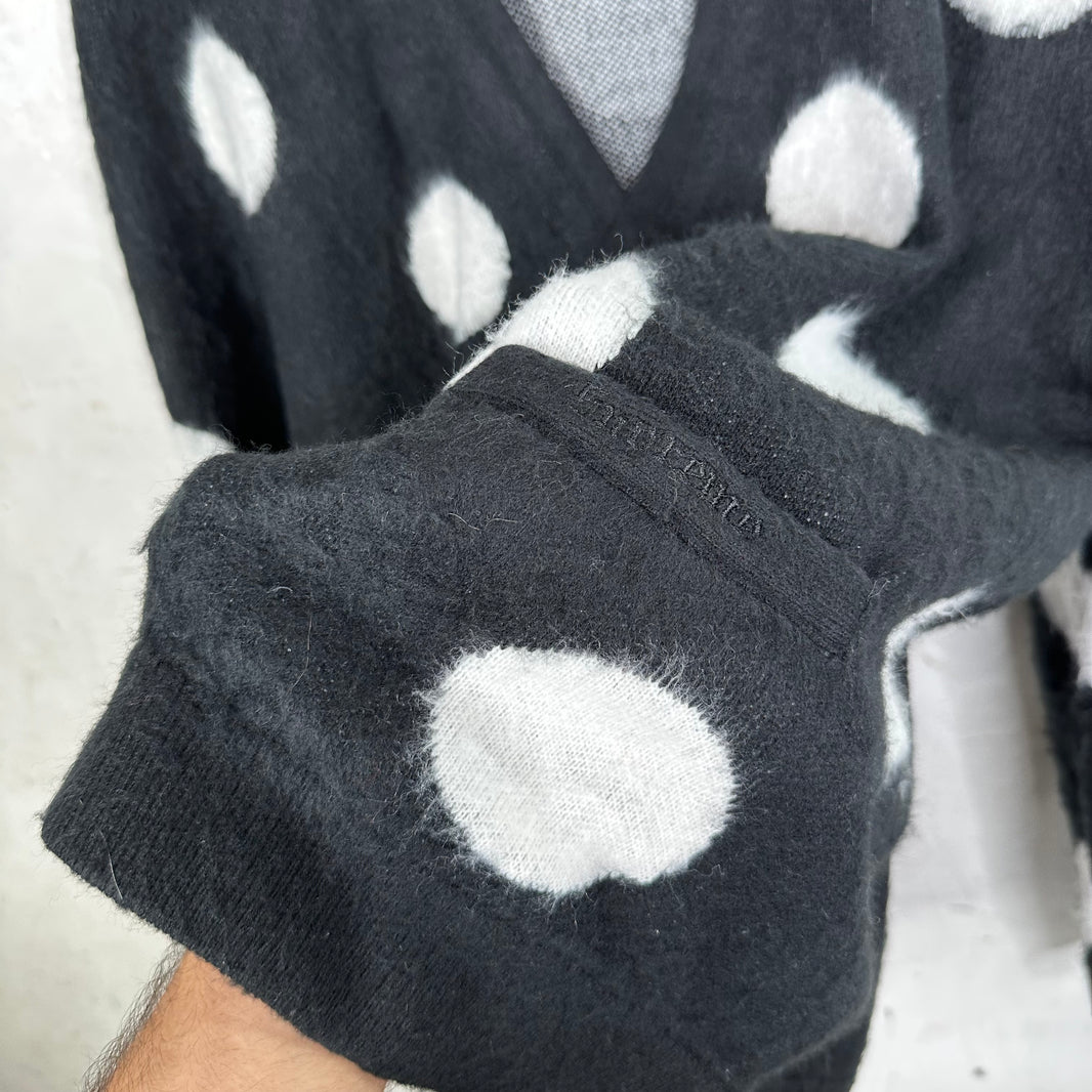 Supreme Brushed Polka Dot Cardigan