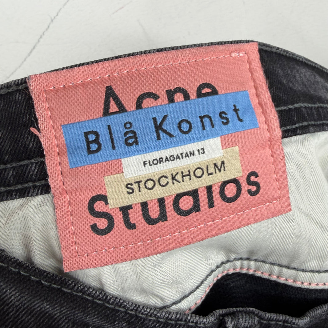 Acne Studios Black Patchwork Jeans