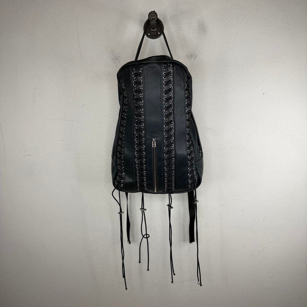 HBA 2014 Runway Lace Leather Backpack
