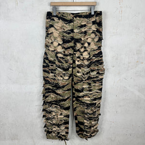 Vetements Laser Cut Camo Cargo Pants