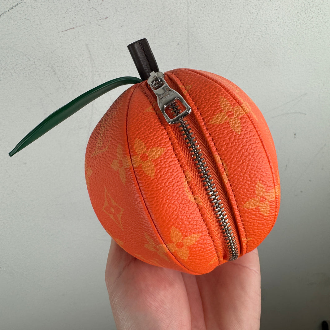 Louis Vuitton Orange Pouch Keychain