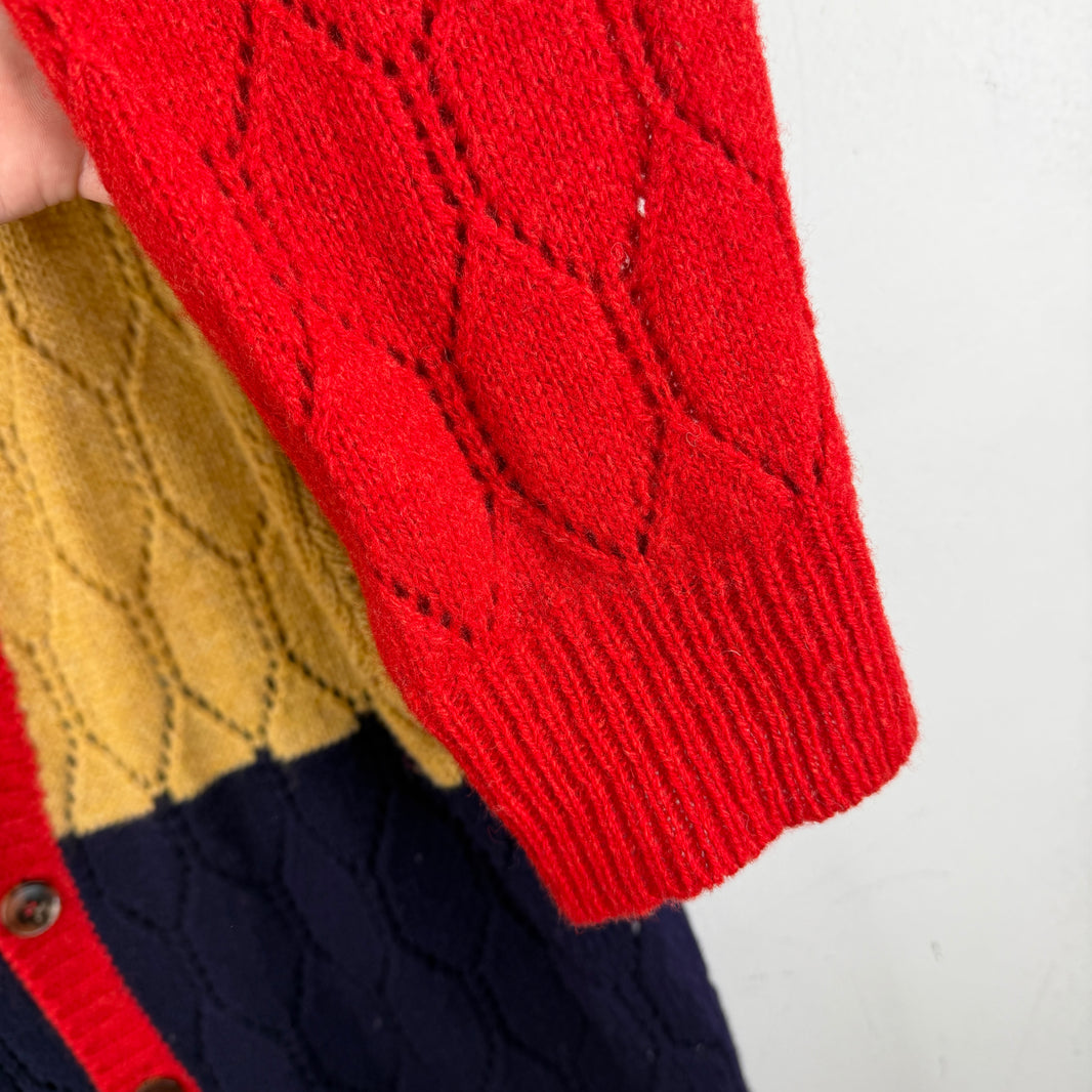 Gucci Color Blocked Cardigan