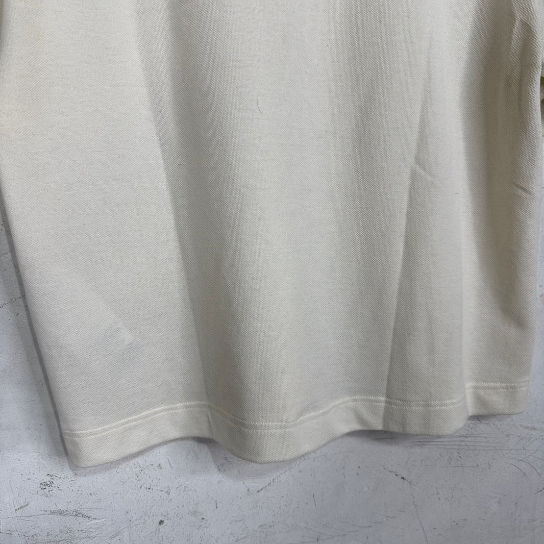 Saint Laurent Logo Cropped Polo