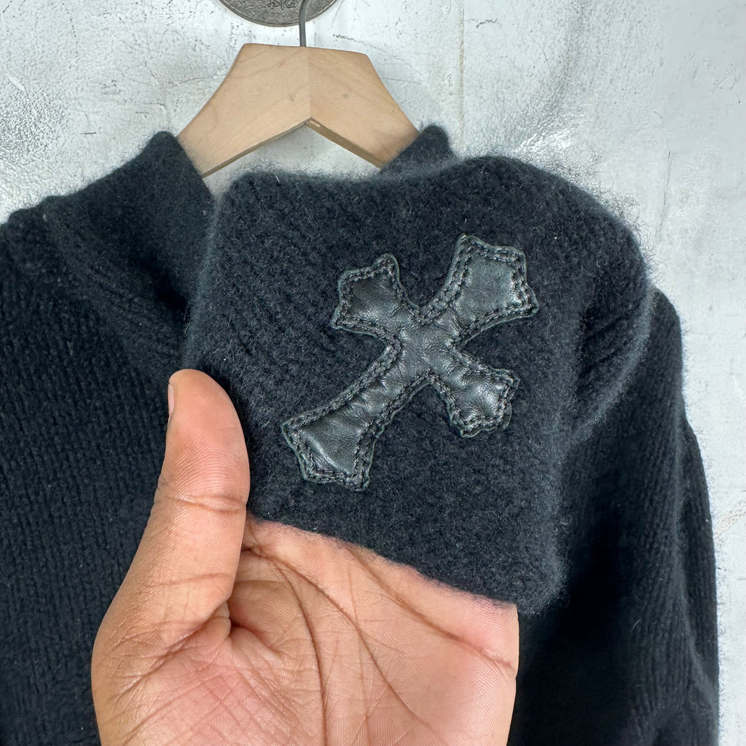 Chrome Hearts Cashmere Cross Patch Hoodie