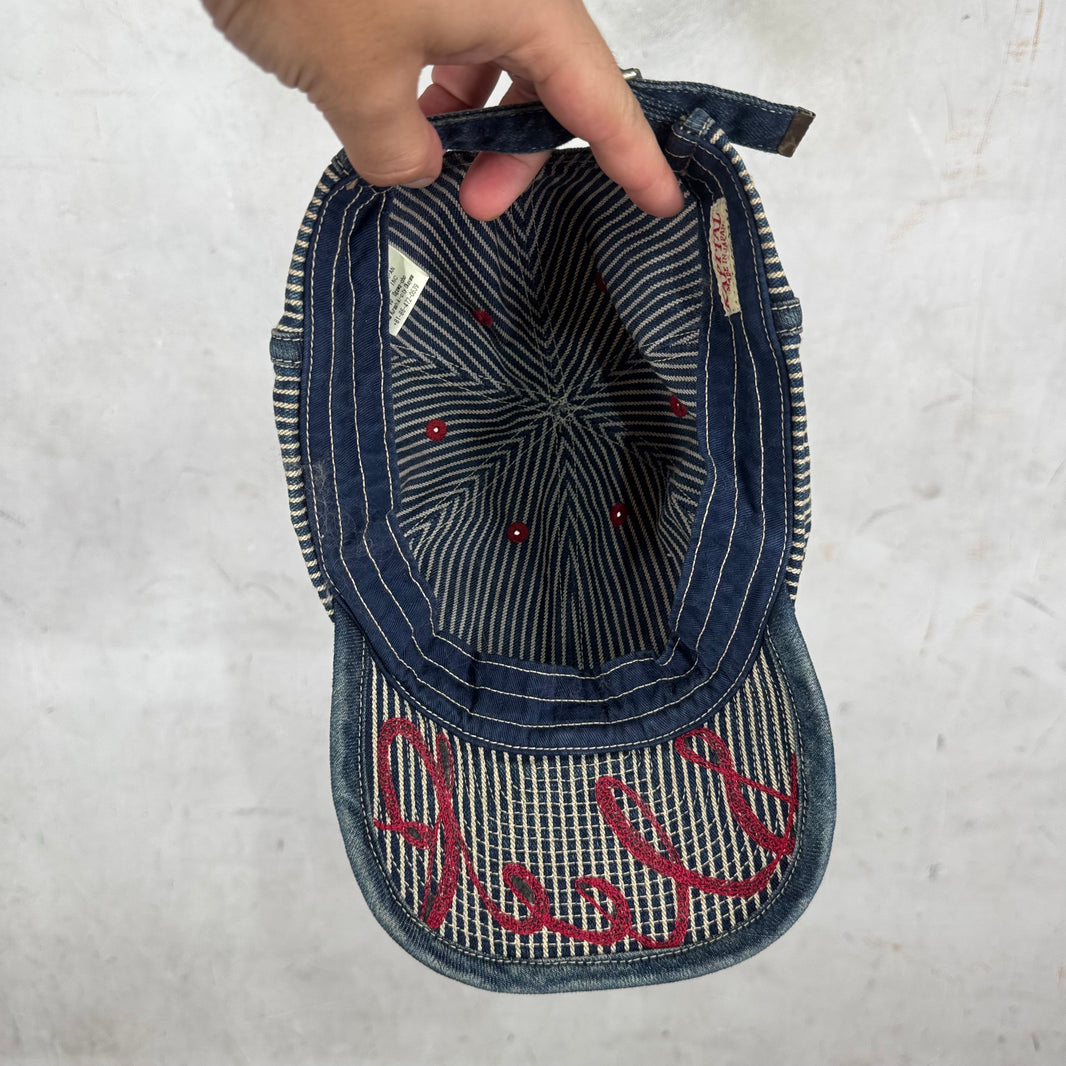 Kapital Hickory Stripe Sleep Floppy Hat