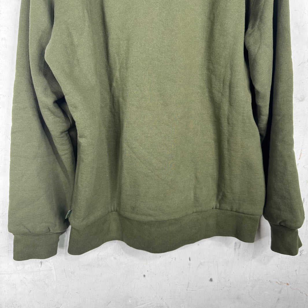 Supreme Thermal Lined Hood Logo Zip Hoodie