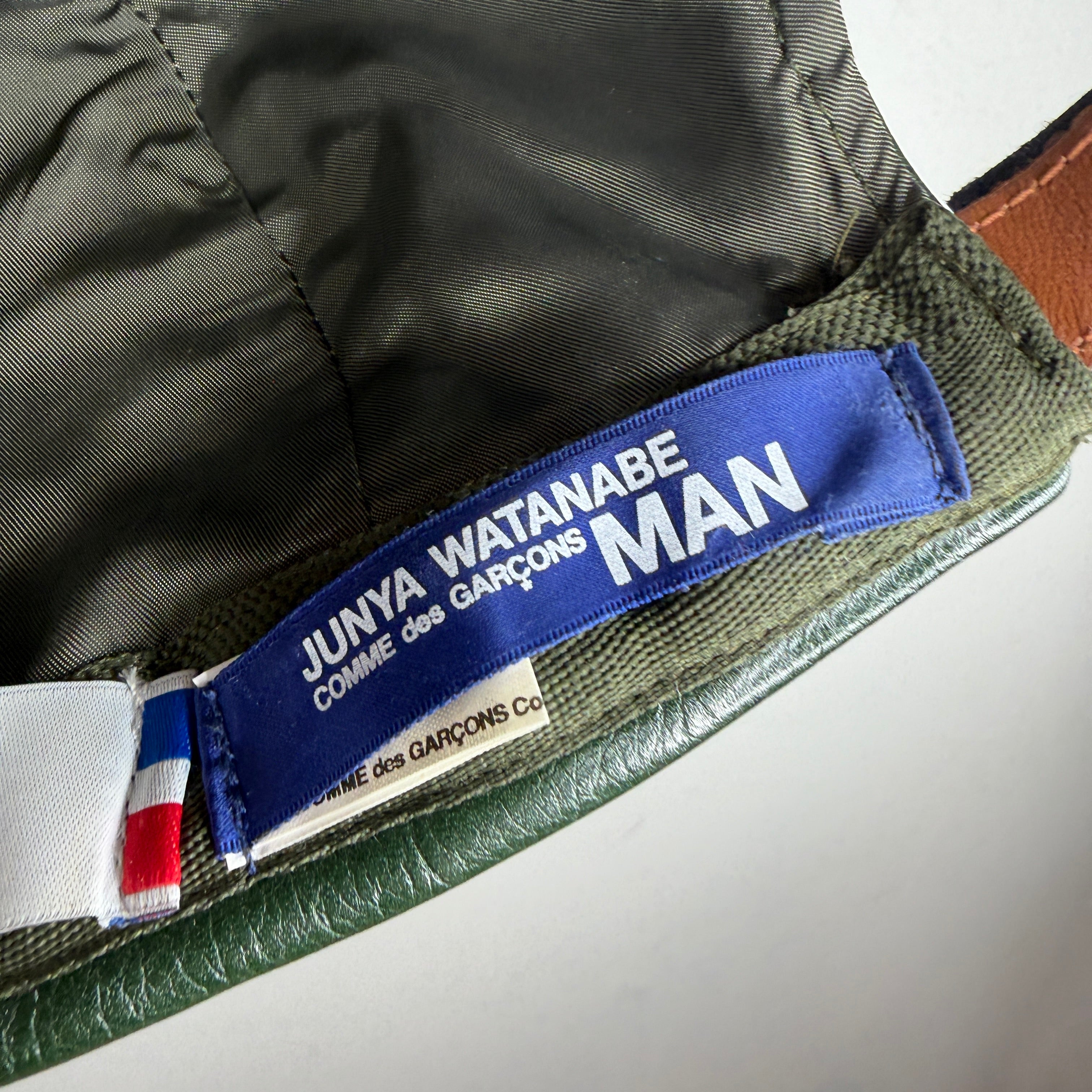 Junya Watanabe Beton Cire Leather Miki Cap – www.Lukes.store