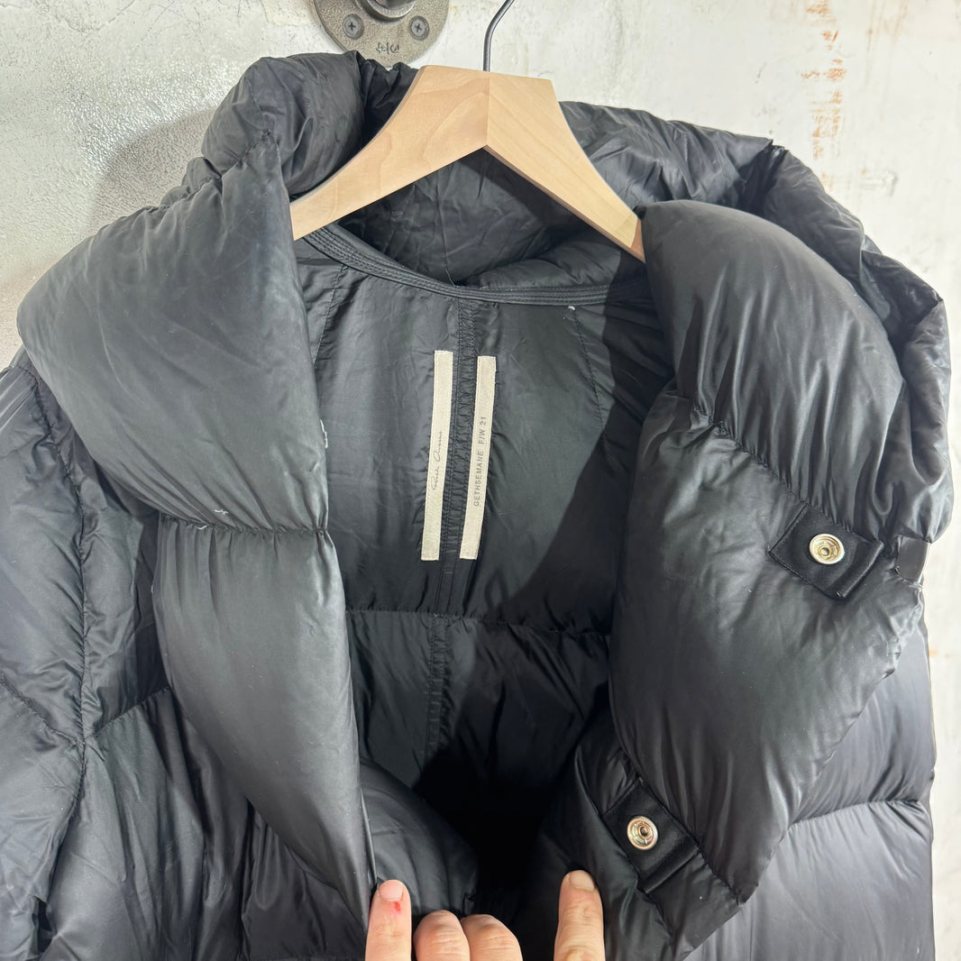 Rick Owens Puffer Poncho Jacket